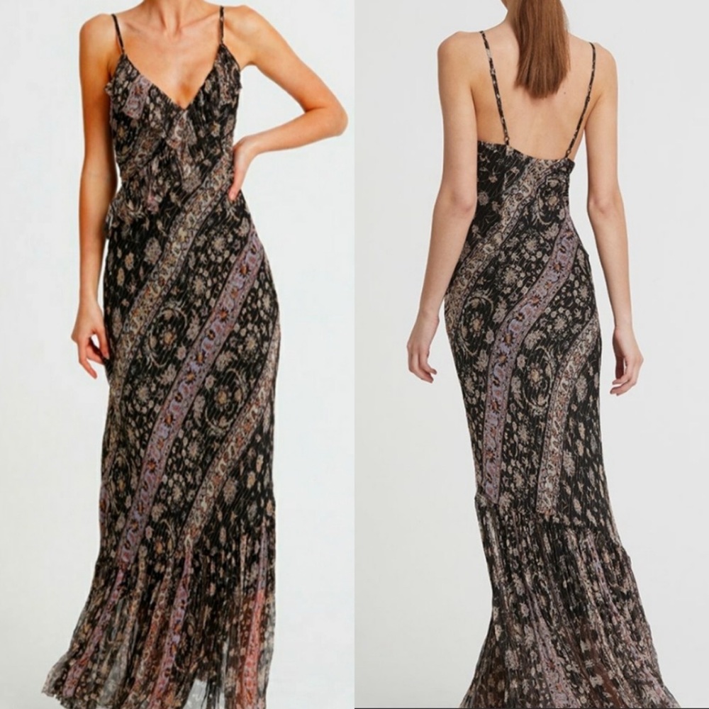 NWOT FREE PEOPLE Gwendolyn Silk Dress